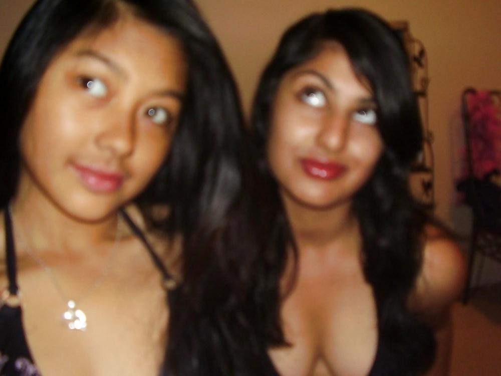 14P Two Sexy Teens Posing for the Camera