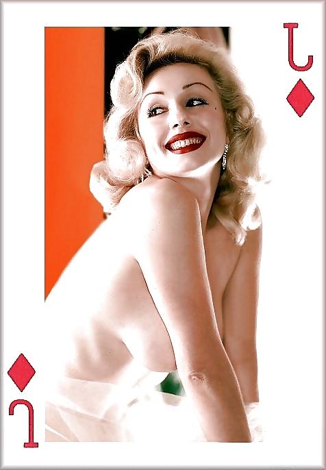 25P Erotic Playing Cards 8 - Sexy Vintage Girls for Jedermann