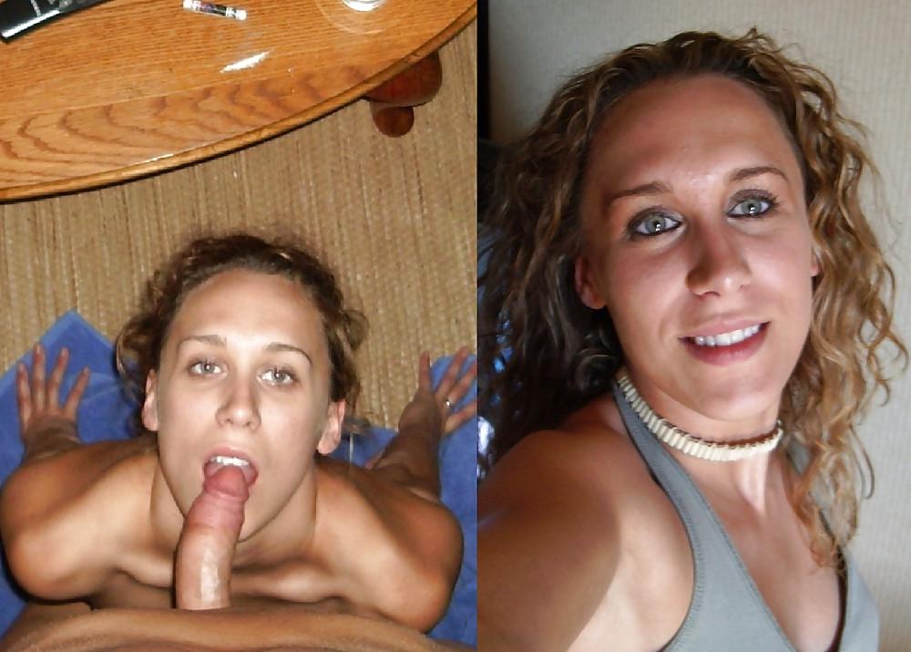 25P Before after blowjob 02 incl. dressed undressed facials