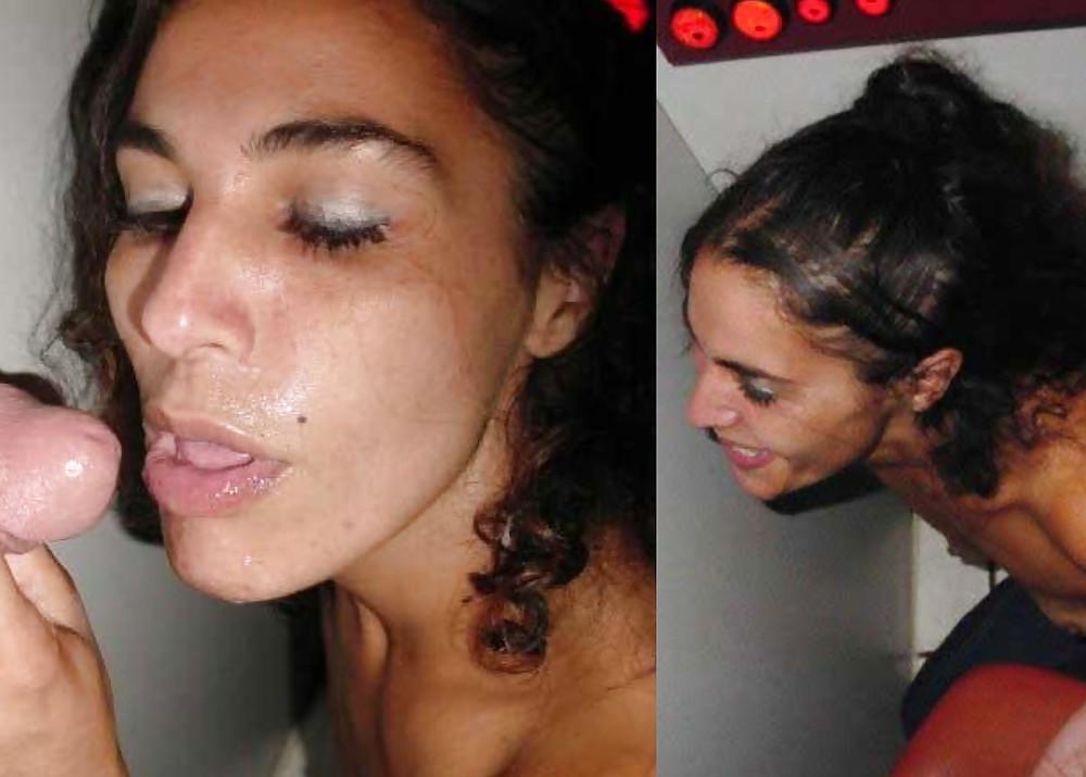 25P Before after blowjob 02 incl. dressed undressed facials