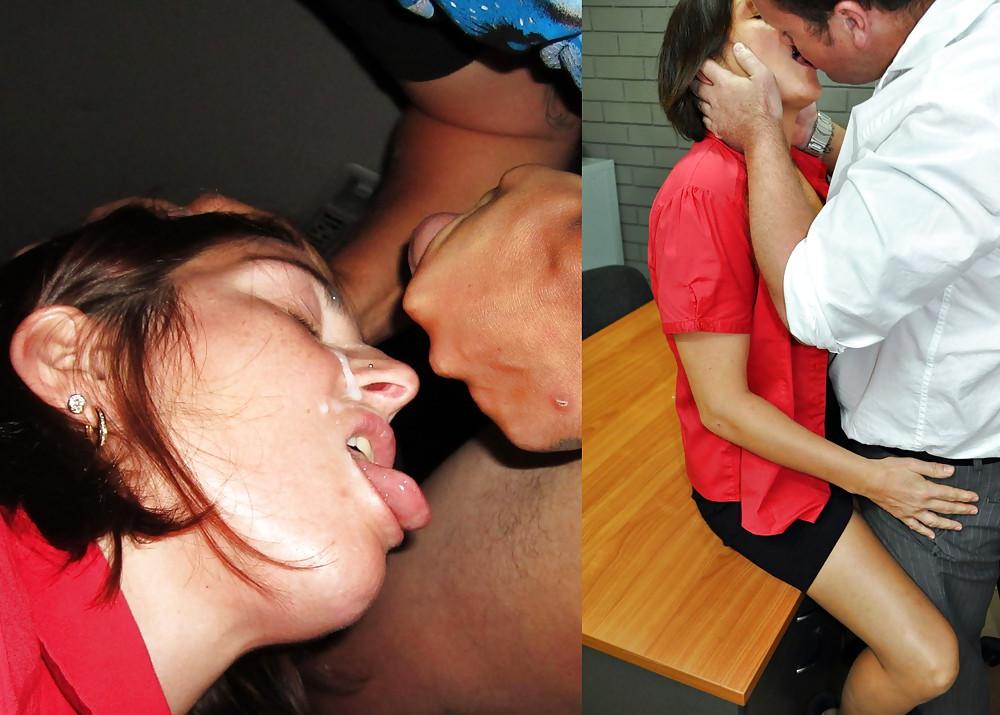 25P Before after blowjob 02 incl. dressed undressed facials