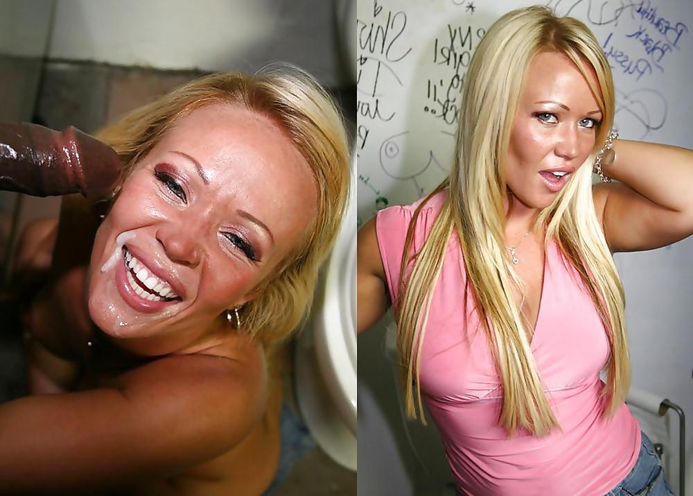 25P Before after blowjob 02 incl. dressed undressed facials