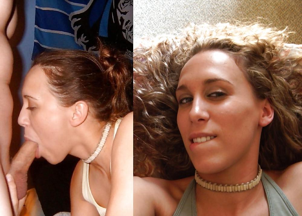 25P Before after blowjob 02 incl. dressed undressed facials