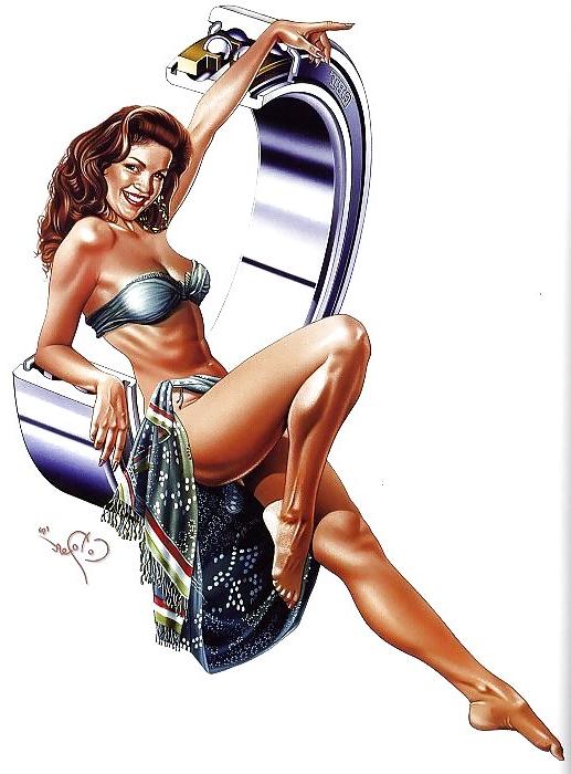 16P Vintage Pinups Carlos Diez
