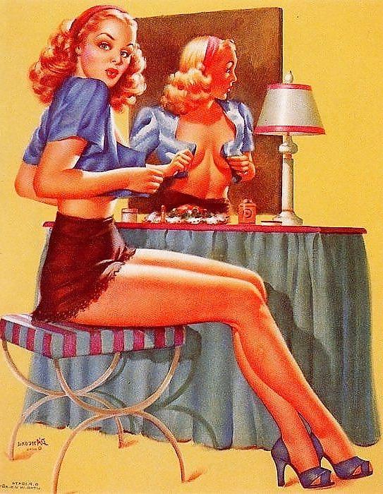 15P Vintage Pinups Edward D'Ancona