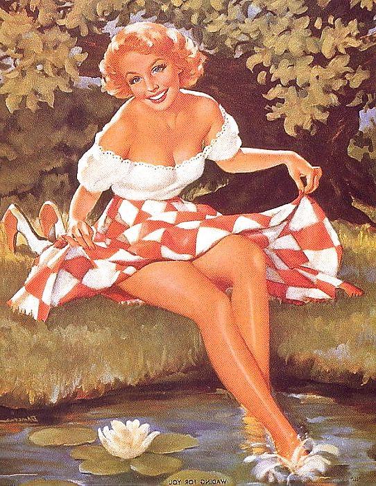 15P Vintage Pinups Edward D'Ancona