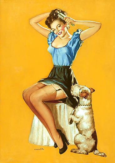 15P Vintage Pinups Edward D'Ancona