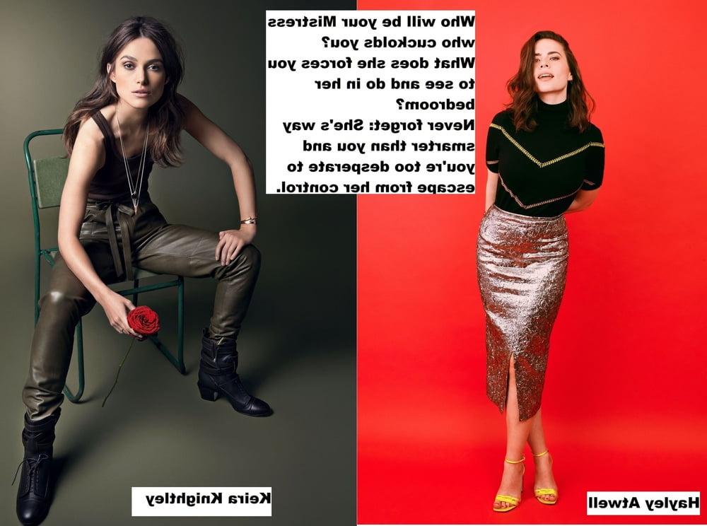 8P Celebrity Femdom Captions 2