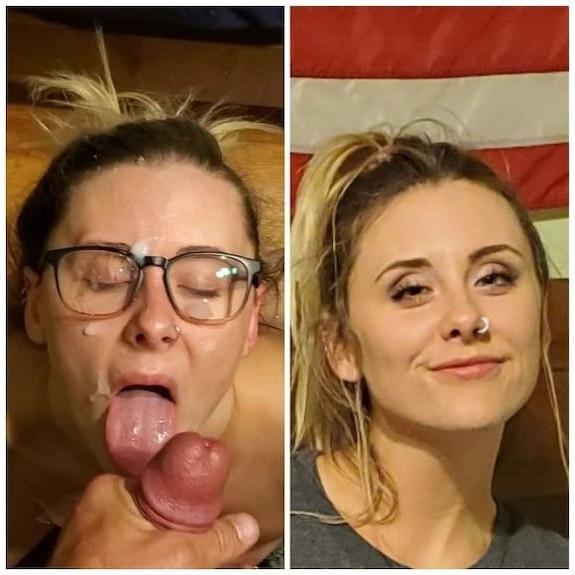25P Before + After (cum covered sluts) 18