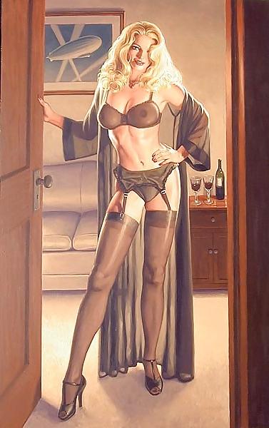 25P Vintage Pinups Greg Hildebrandt