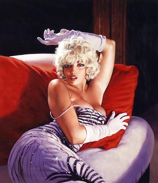25P Vintage Pinups Greg Hildebrandt