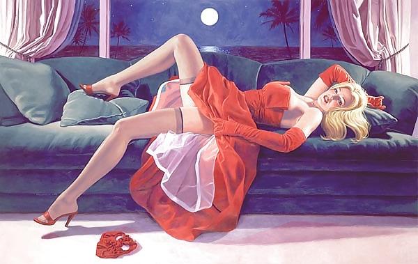 25P Vintage Pinups Greg Hildebrandt