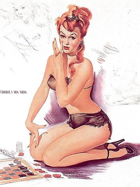 14P Vintage Pinups Freeman Elliot