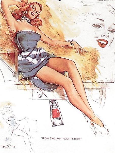 14P Vintage Pinups Freeman Elliot
