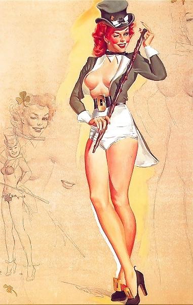 14P Vintage Pinups Freeman Elliot