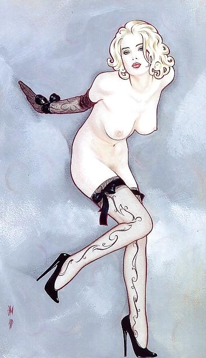 20P Vintage Pinups Marcus Gray