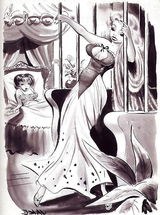 12P Vintage Pinups Jack Cole