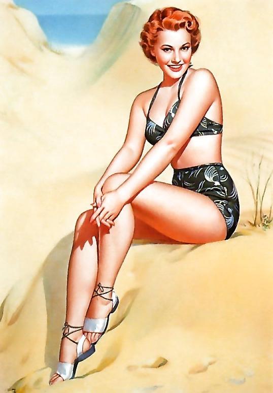 25P Vintage Pinups Pearl Frush