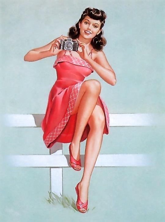 25P Vintage Pinups Pearl Frush