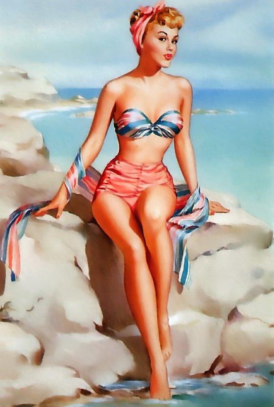 25P Vintage Pinups Pearl Frush