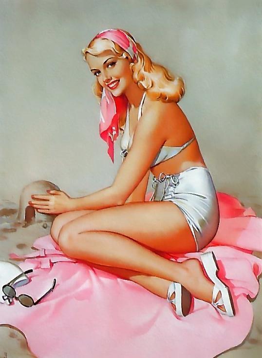 25P Vintage Pinups Pearl Frush