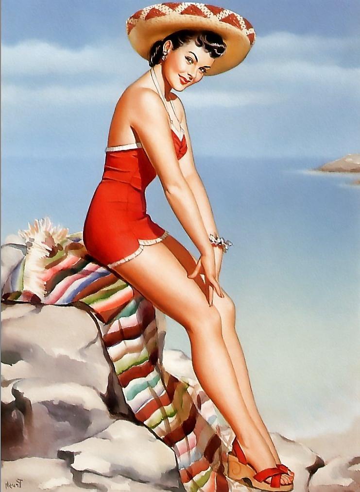 25P Vintage Pinups Pearl Frush