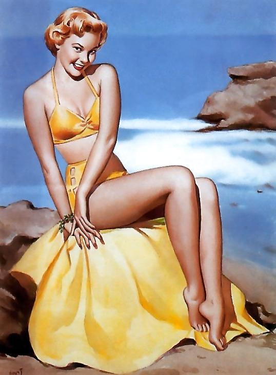 25P Vintage Pinups Pearl Frush
