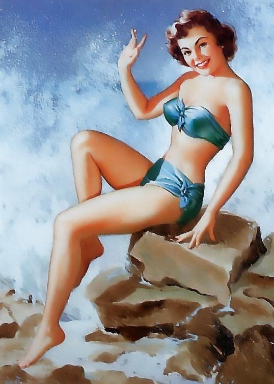 25P Vintage Pinups Pearl Frush