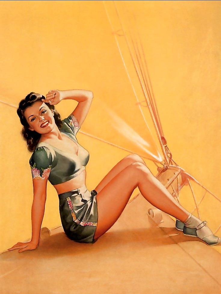 25P Vintage Pinups Pearl Frush
