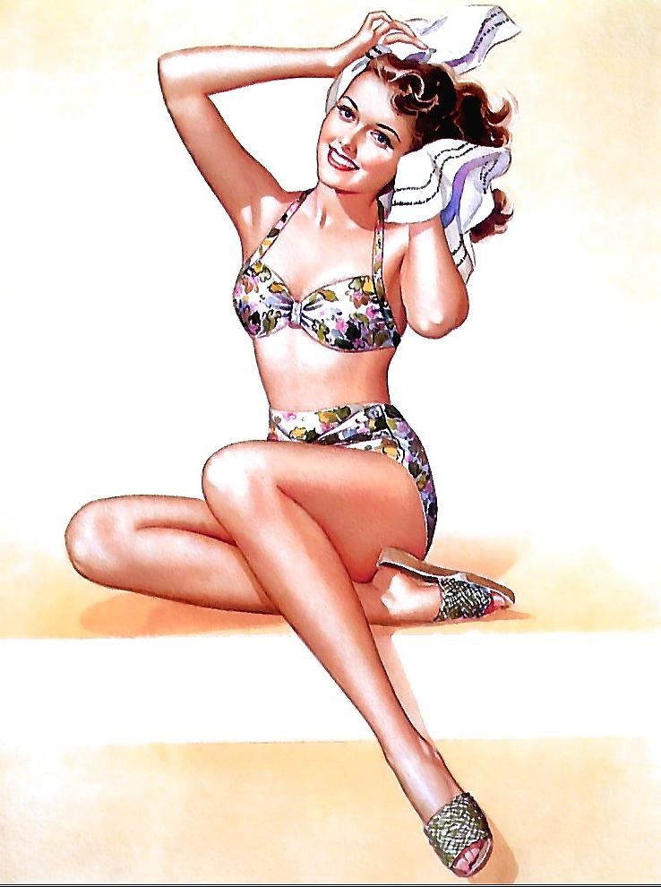 25P Vintage Pinups Pearl Frush