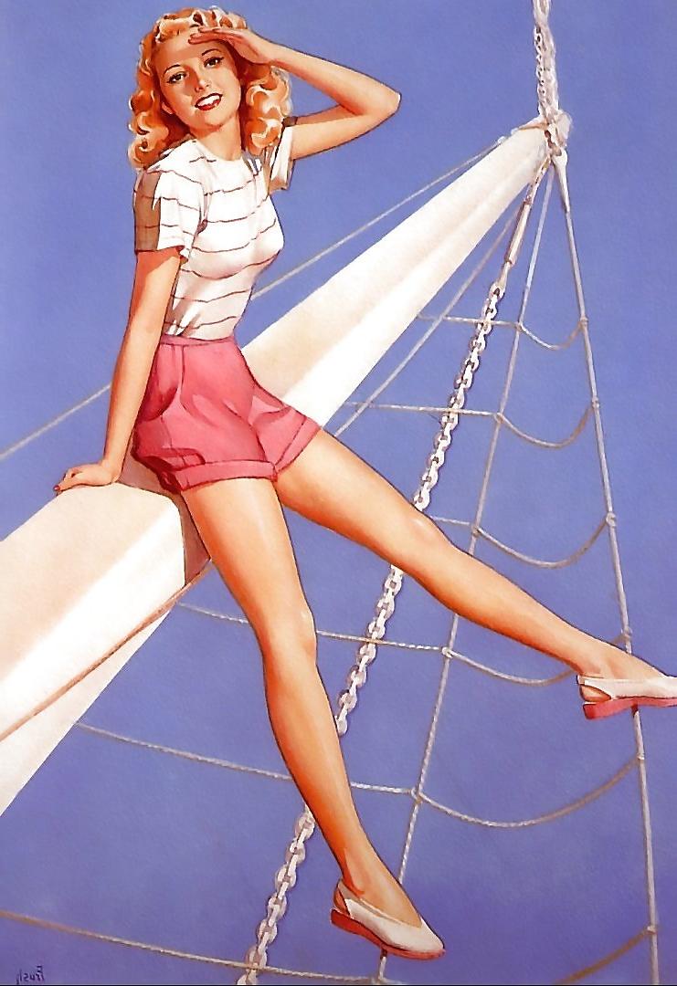 25P Vintage Pinups Pearl Frush