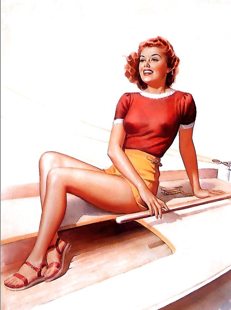 25P Vintage Pinups Pearl Frush