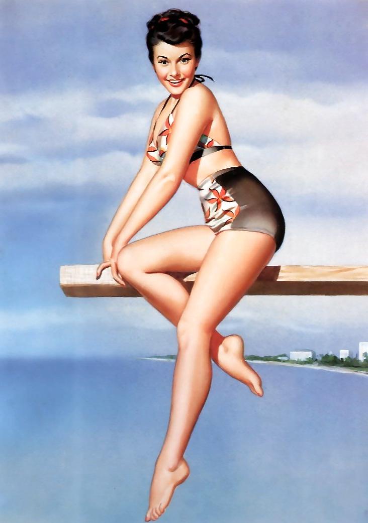 25P Vintage Pinups Pearl Frush