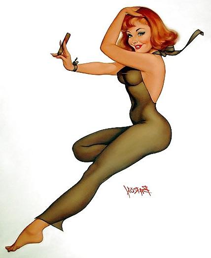 25P Vintage Pinups Baron Von Lind