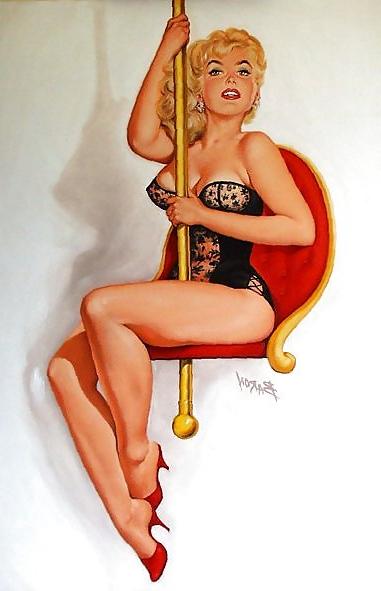 25P Vintage Pinups Baron Von Lind