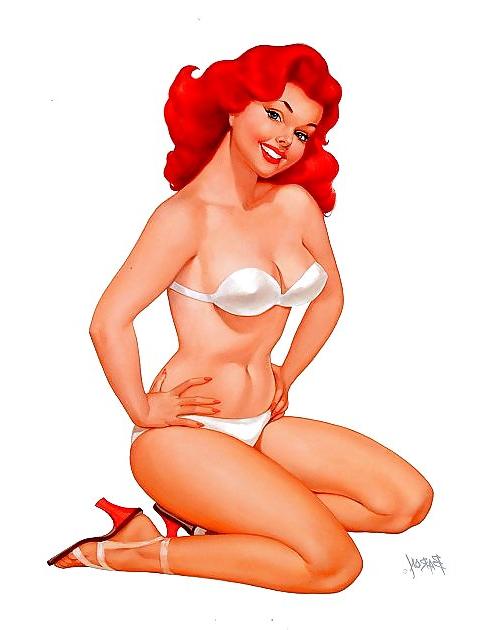 25P Vintage Pinups Baron Von Lind
