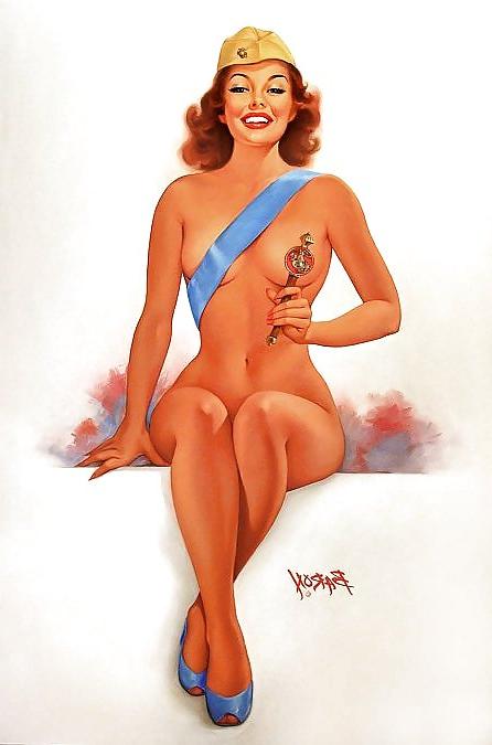 25P Vintage Pinups Baron Von Lind