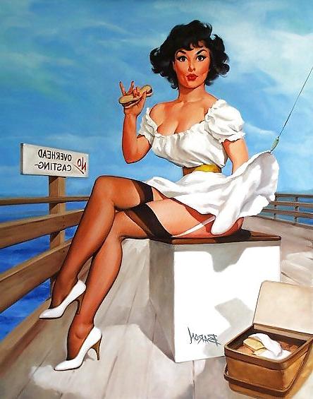 25P Vintage Pinups Baron Von Lind