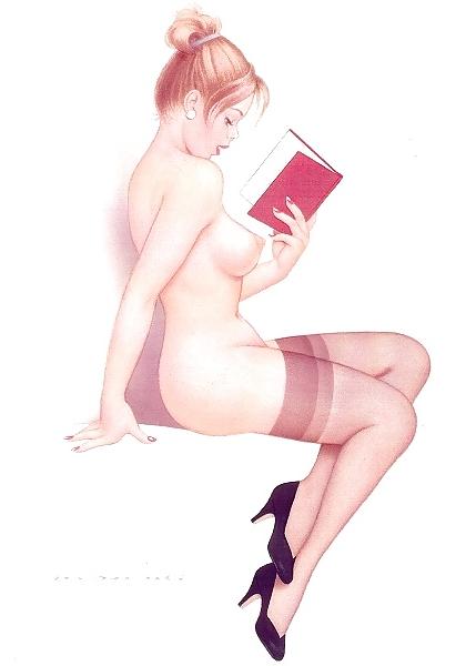 25P Vintage Pinups Archie Dickens