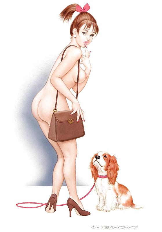 25P Vintage Pinups Archie Dickens