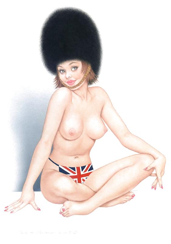 25P Vintage Pinups Archie Dickens