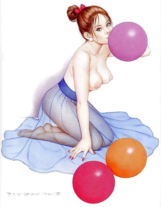 25P Vintage Pinups Archie Dickens