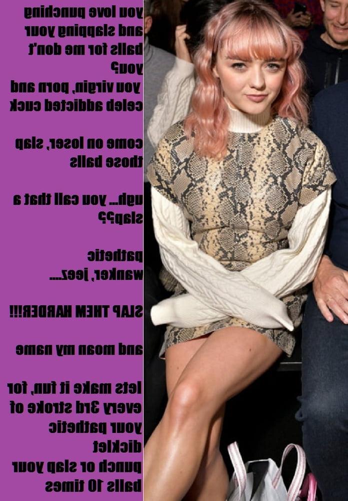 11P Celeb Femdom Captions 5 (celebrity slave, ballbusting, JOI)