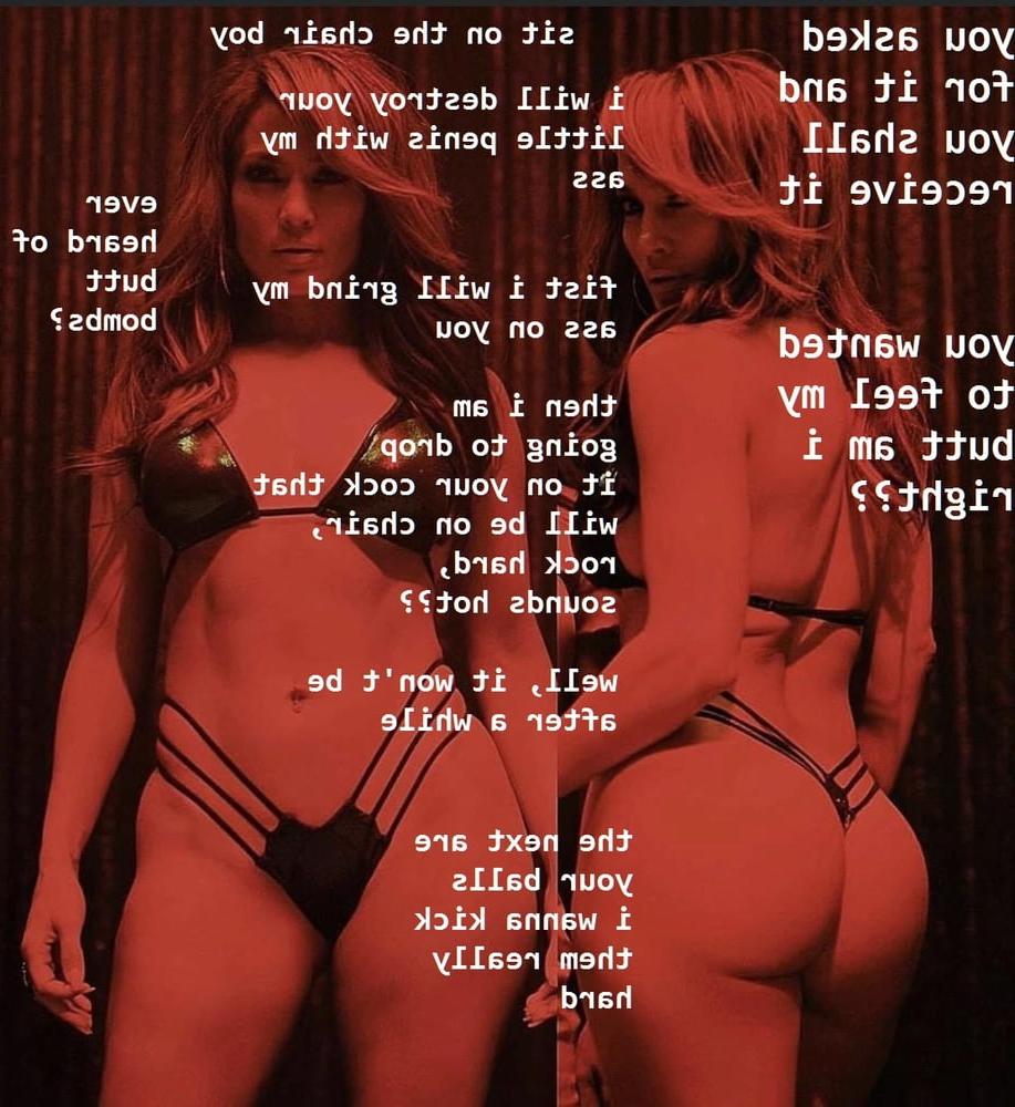 11P Celeb Femdom Captions 5 (celebrity slave, ballbusting, JOI)