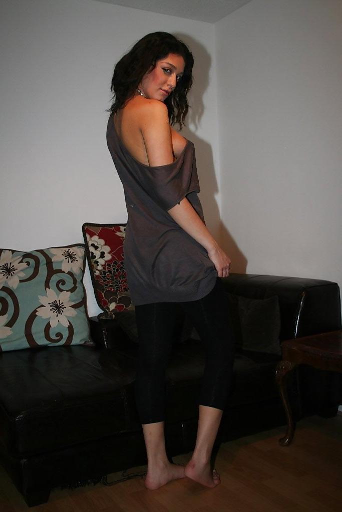 14P Brunette Pregnant With Her Boyfriend