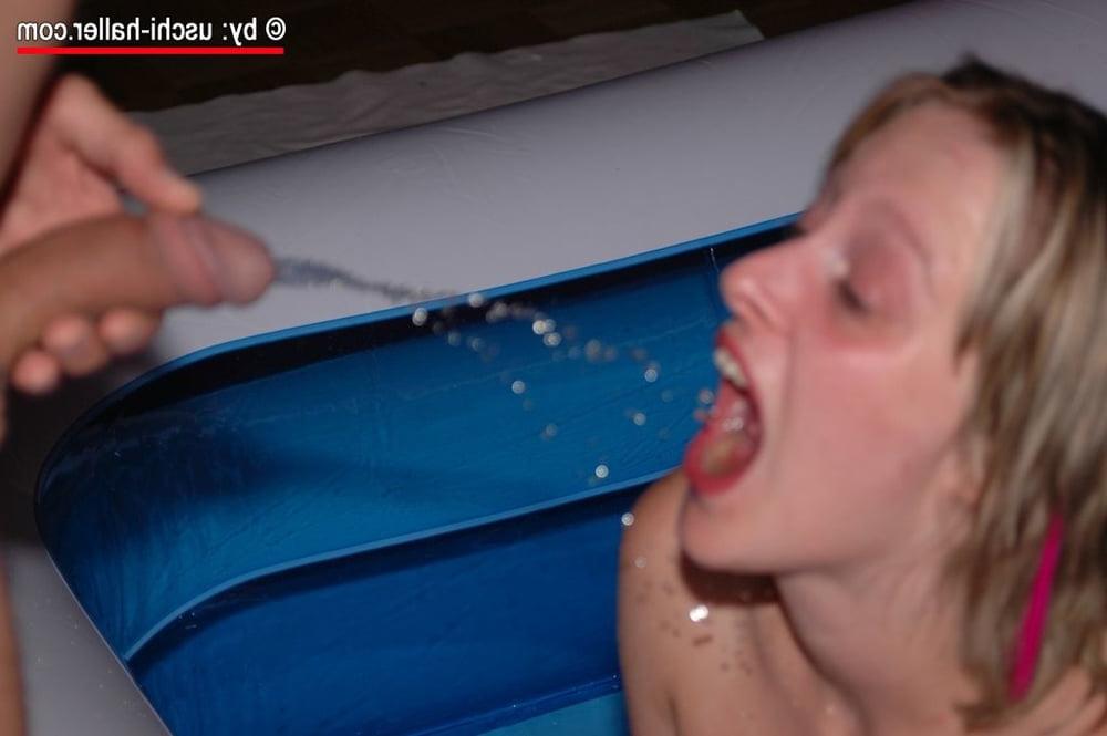 25P Saturday Night Fever gangbang - relax &amp; pee time - part 4