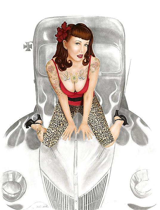 12P Vintage Pinups Susan Heidi