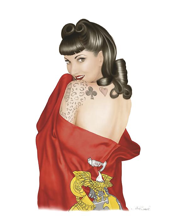 12P Vintage Pinups Susan Heidi