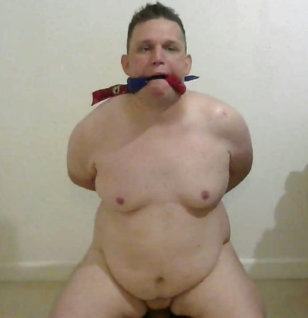 20P Gay fat boy bound and gagged