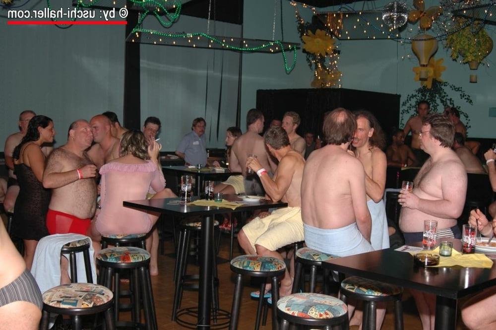 25P Saturday Night Fever gangbang - relax &amp; pee time - part 2